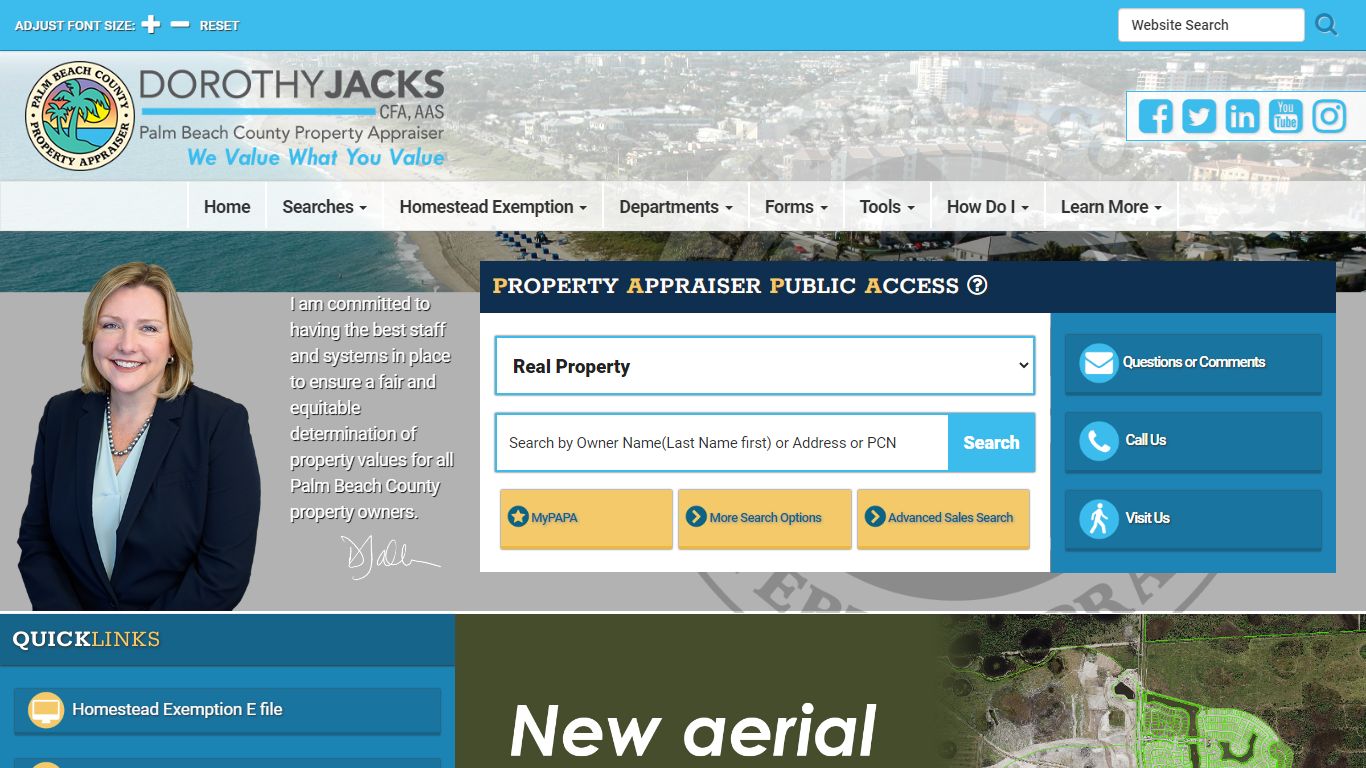 Property Appraiser, Palm Beach County, Florida, USA